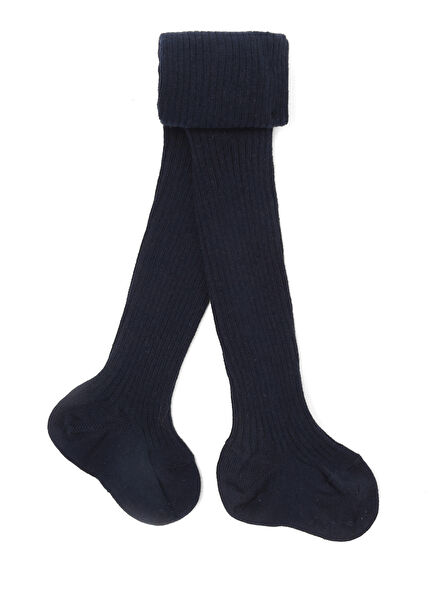 Kız Bebek Fitilli Örgü Külotlu Çorap