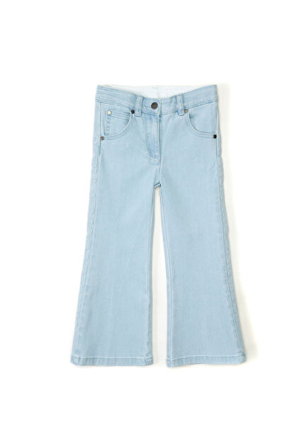 Mavi Kız Çocuk Pantolon