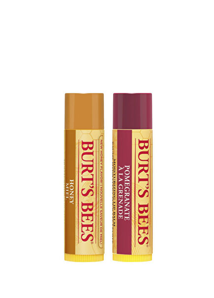 Bal Aromalı ve Nar Aromalı Lip Balm 2'li Dudak Kremi