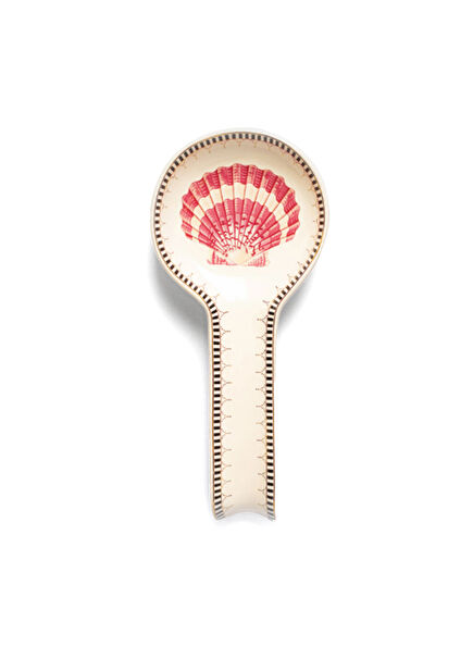 Animals Krem Midye Desenli Kaşıklık