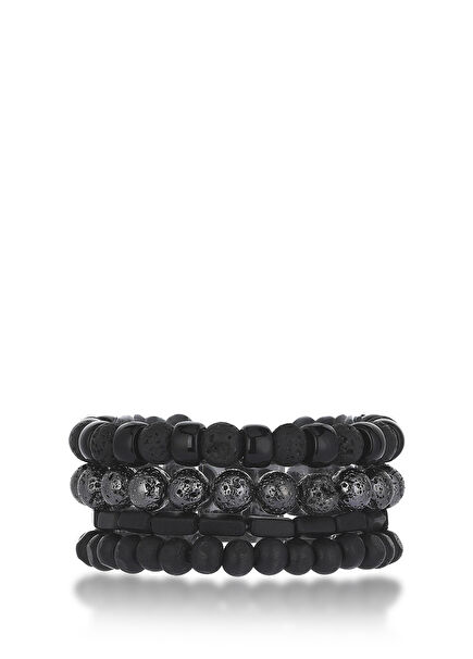 Nero Natural Stone Men's Bracelet