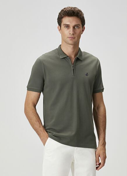 Khaki Polo T-Shirt