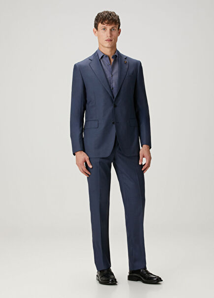 Vicenza Mavi Yün Takım Elbise