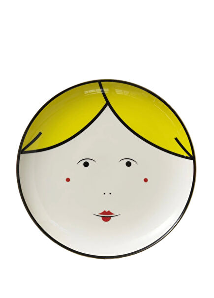 Seeyoutomorrow x Daniel Knorr Sarı Seramik Tabak 27 cm
