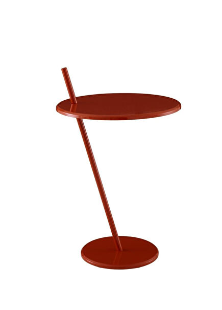 Good Evening Terra Cotta Çelik Kaplama Yan Sehpa