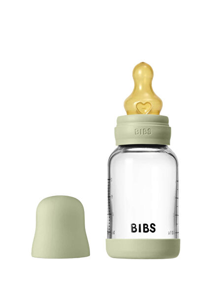Baby Bottle Complete Set Sage Cam 0-6 Ay Yavaş Akışlı Anti-Kolik Biberon 120 ml