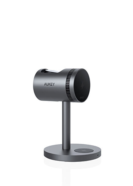 LC-MC311A-GY 15W Soğutma Fanlı 3'ü 1 Arada Mıknatıslı Kablosuz Şarj Cihazı