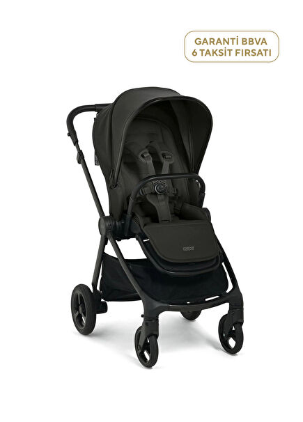 Vardo Noir Tek Elle Katlanabilen Çift Yönlü Bebek Arabası 