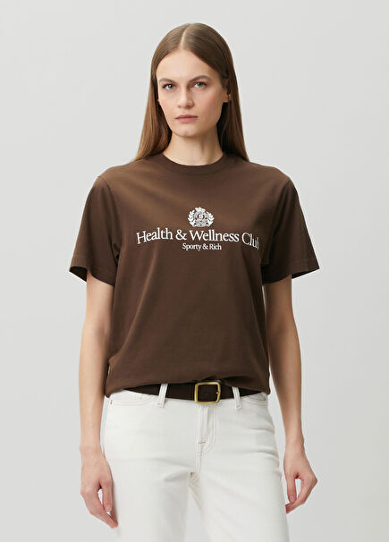 Crest Kahverengi T-shirt