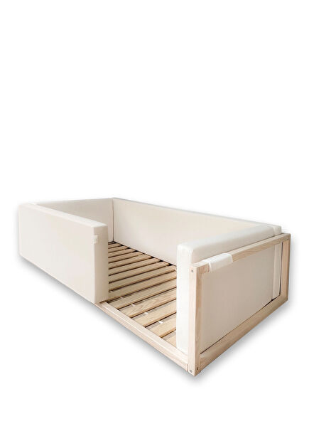 Montessori Floorbed Masif Dişbudak Bebek Yatak 90 x 190 cm