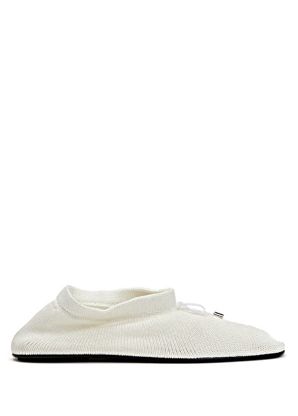 White Ballet Flats