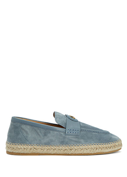 Palm Avenue Mavi Erkek Deri Espadril
