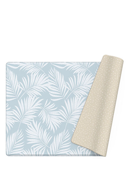 Summer Palm & Sand Çift Taraflı Bebek Oyun Matı 