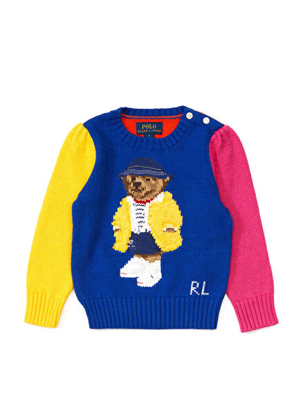 Polo Bear Çok Renkli Unisex Çocuk Kazak