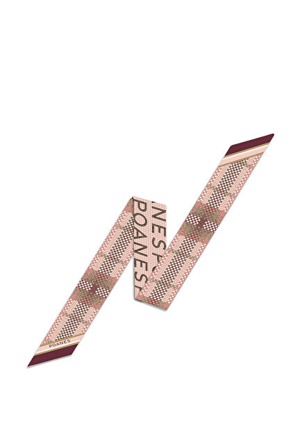 Ekose İpek Kadın Fular 