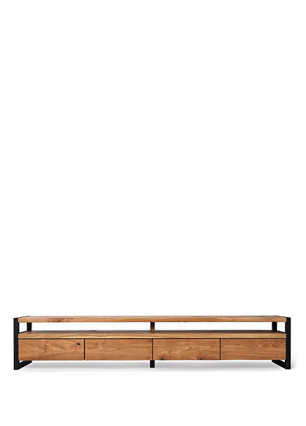 NEO Series Light Brown Solid Oak TV Unit