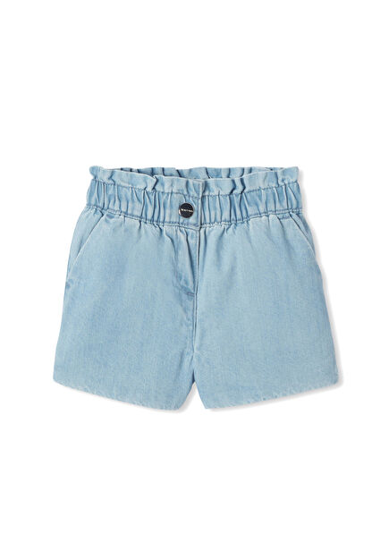 Blue Denim Baby Girl Shorts