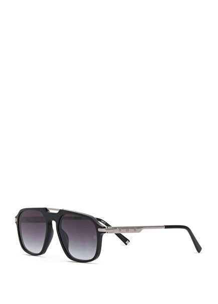 Popstar HM 1747 C3 Siyah Metalik Metal Unisex Güneş Gözlüğü