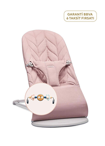 Bliss Petal Woven Cotton Dusty Pink Baby Carrier with Toy 0-13 kg