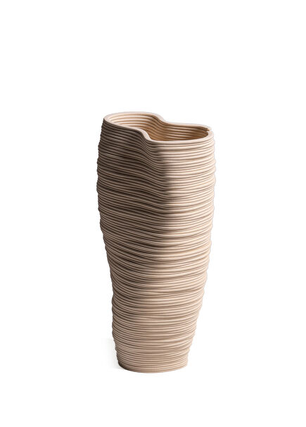 Coirra 2 Krem Seramik Vazo