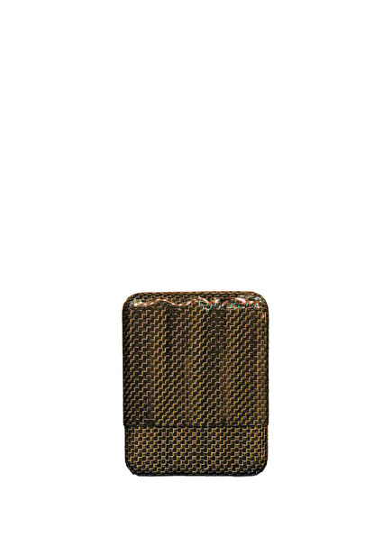 Titanium Carbon Fiber Toscanello Gold 4-Piece Cigar Case