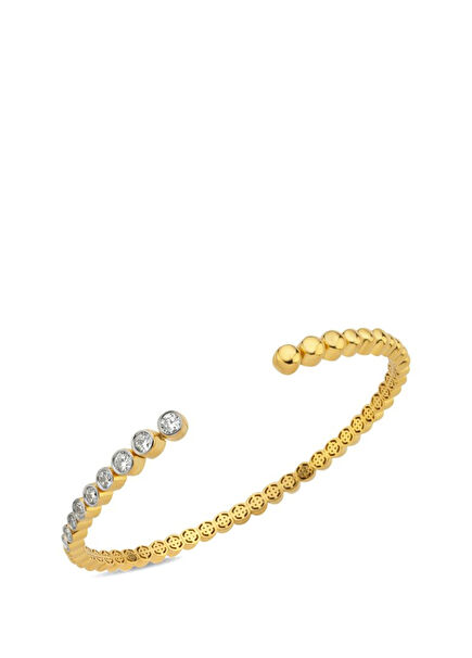 Shape of You Kadın Altın Kaplama Bilezik