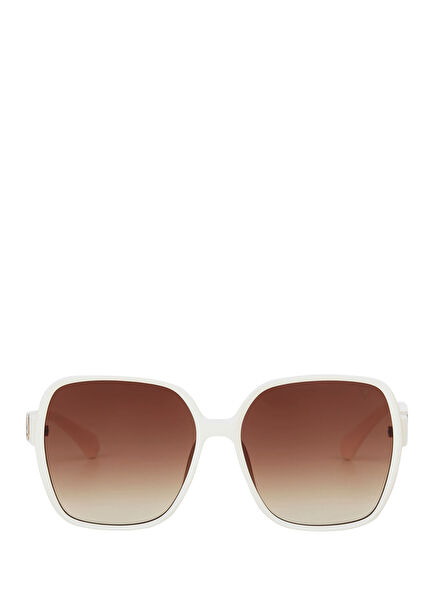 BC 1281 C 3 Beyaz Asetat Kadın Güneş Gözlüğü