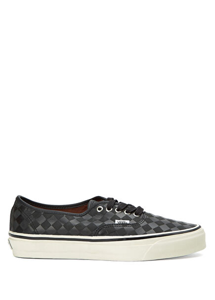Lx Authentic 44 Black Men's Leather Sneakers