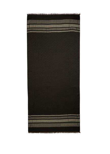 Black Men's Scarf