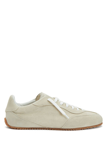 Krem Erkek Süet Sneaker