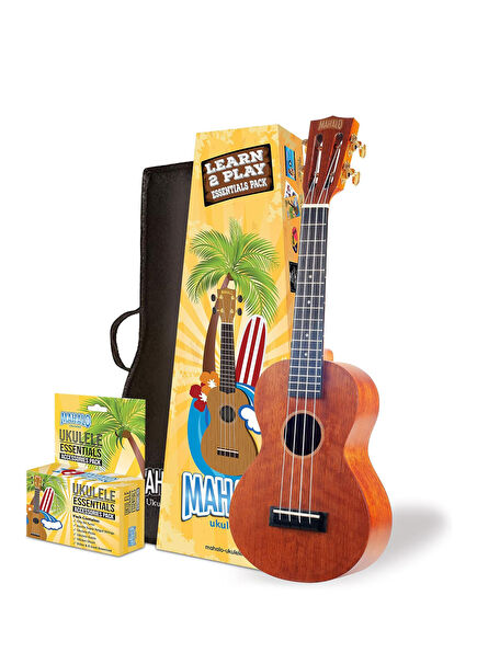 MJ2TBRK Java Series Concert Trans. Brown Ukulele Seti 