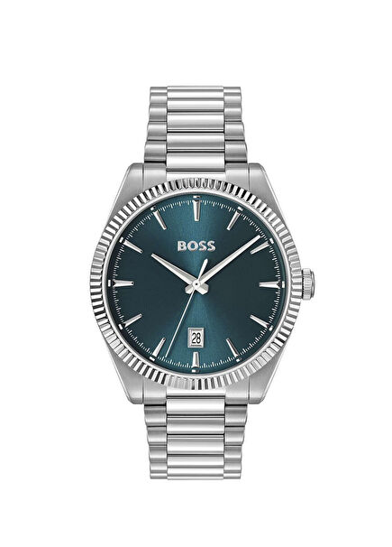 HB1514309 Metalik Gri Çelik Erkek Kol Saati