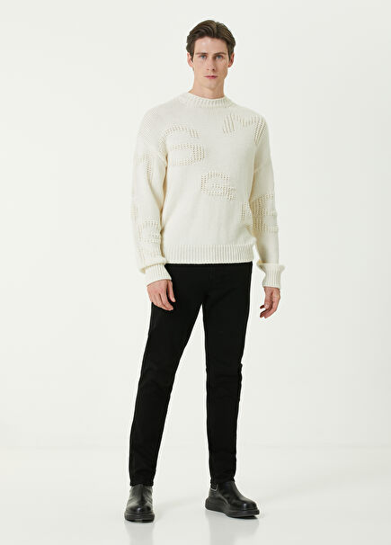 London Tapered Slim Fit Siyah Jean Pantolon