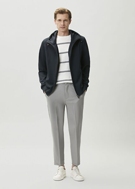 Lucas Navy Wool Pants