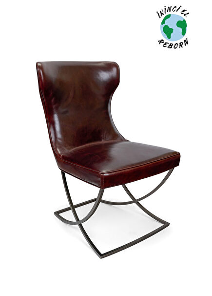 Baxter Paloma Modeli Kahverengi Deri Sandalye