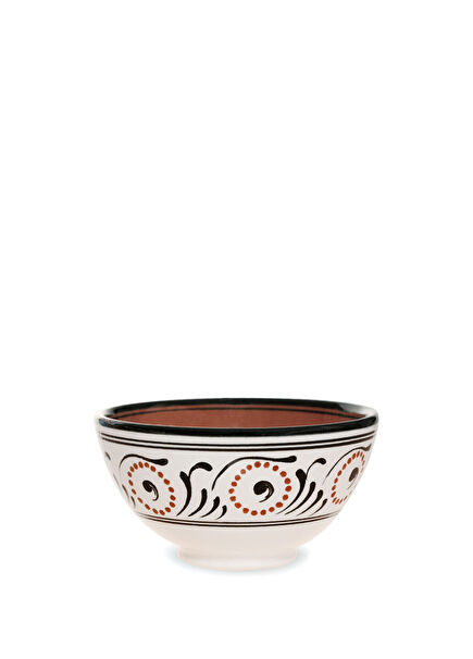 Heron Orange Ceramic Bowl