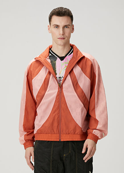X KIDSUPER Red Pink Patterned Coat
