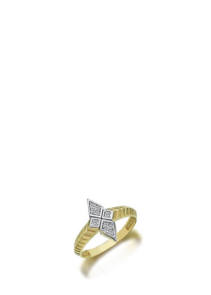 Aura 14 Ayar Altın Kadın Yüzük