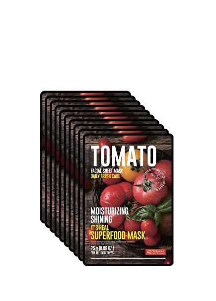Tomato Shine and Moisture Tomato Face Mask 10 x 25 gr