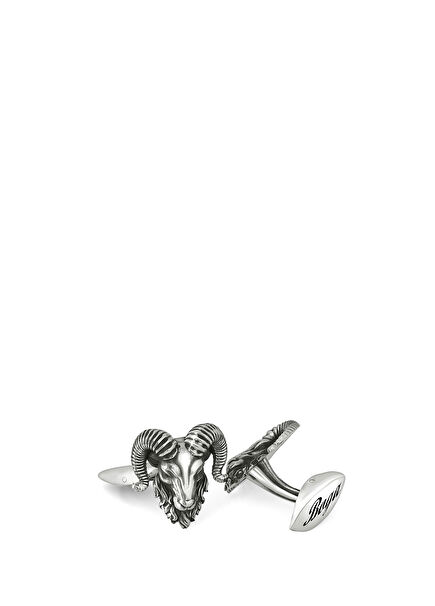 Ram Silver Cufflinks