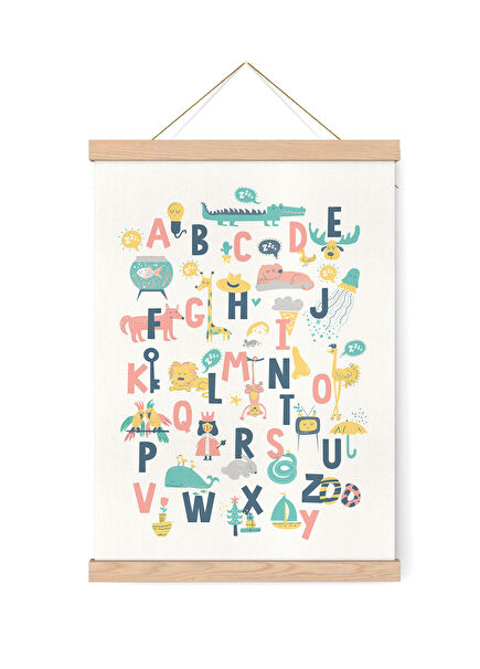 Alphabet Frame Poster