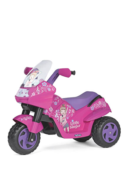 Little Singer Pembe 6V Çocuk Akülü Motosiklet