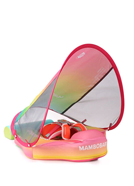 Gradient Safety Canopy and Foot Support Baby Swim Ring