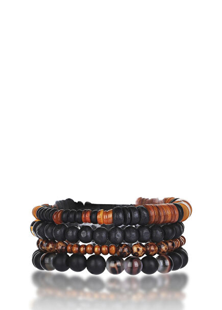 Coconut Natural Stone Men's Bracelet