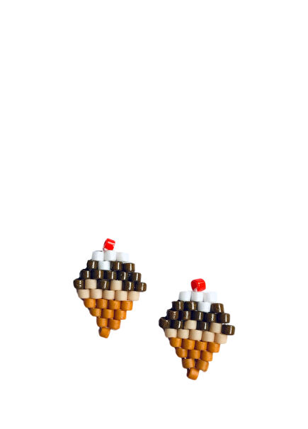 Miyuki Cone Ice Cream Shaped Unisex Children's Ear