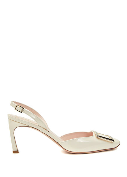 Off-White Leather Heels