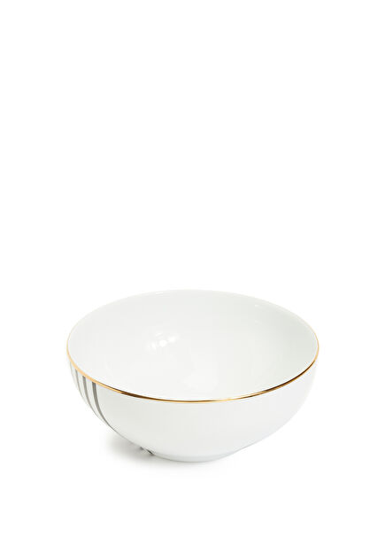 Teatro Black Gold Porcelain Salad Bowl