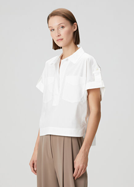 White Short Sleeve Shirt