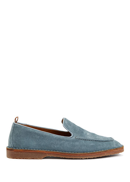 Blue Men's Leather Loafer