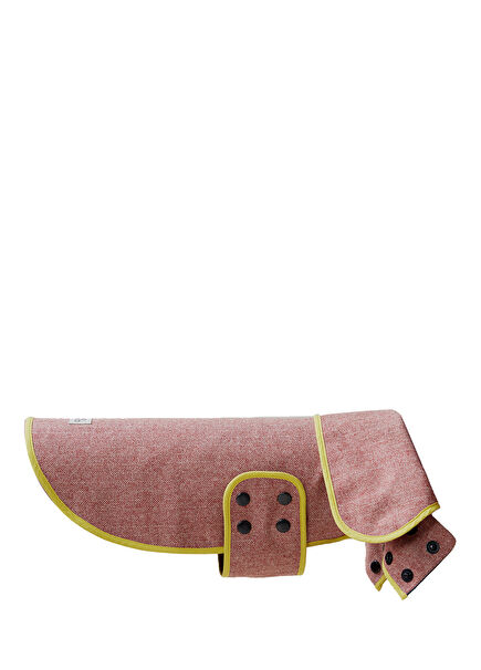 Herringbone Scarlet Kırmızı Köpek Ceketi
